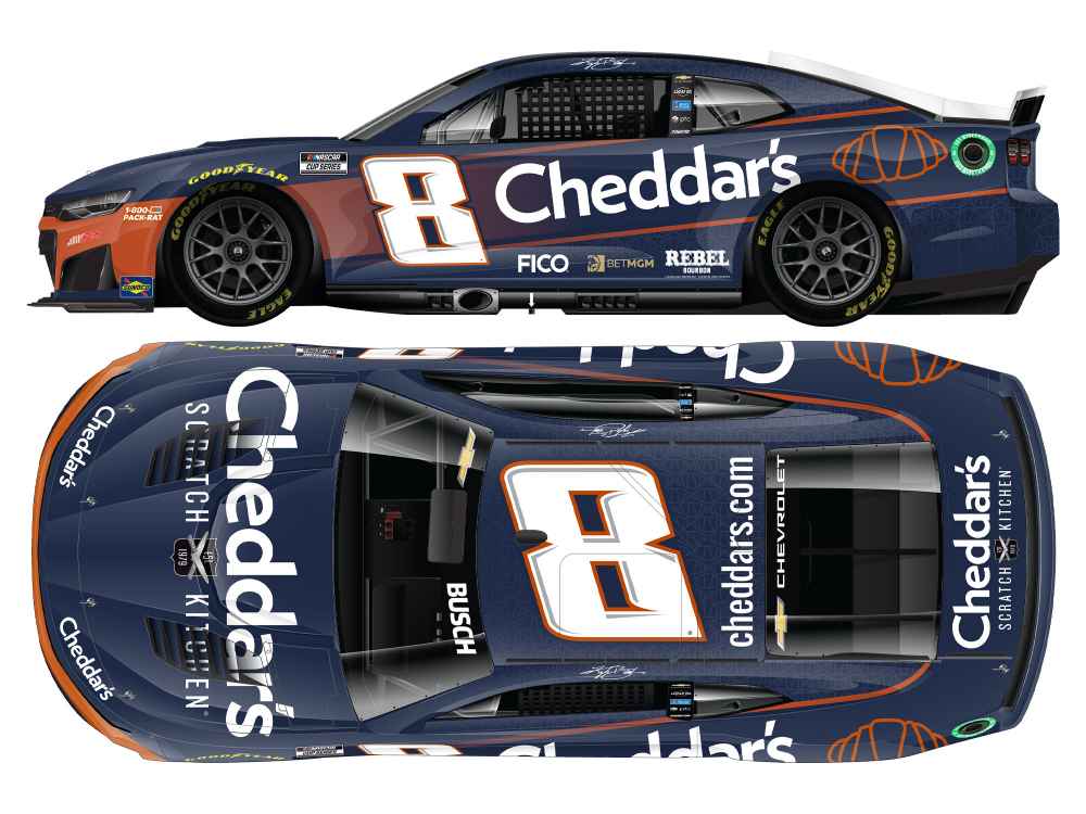 Kyle Busch 2026 Cheddar's 1:64 Nascar Diecast