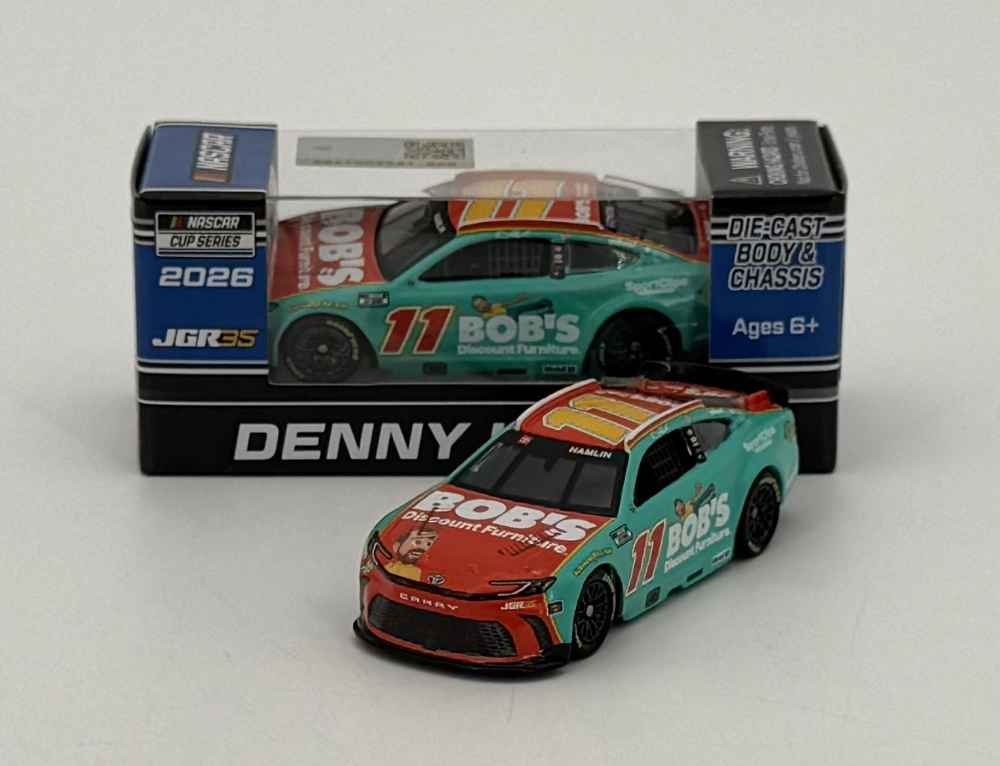 Denny Hamlin 2026 Bob's Discount Furniture 1:64 Nascar Diecast