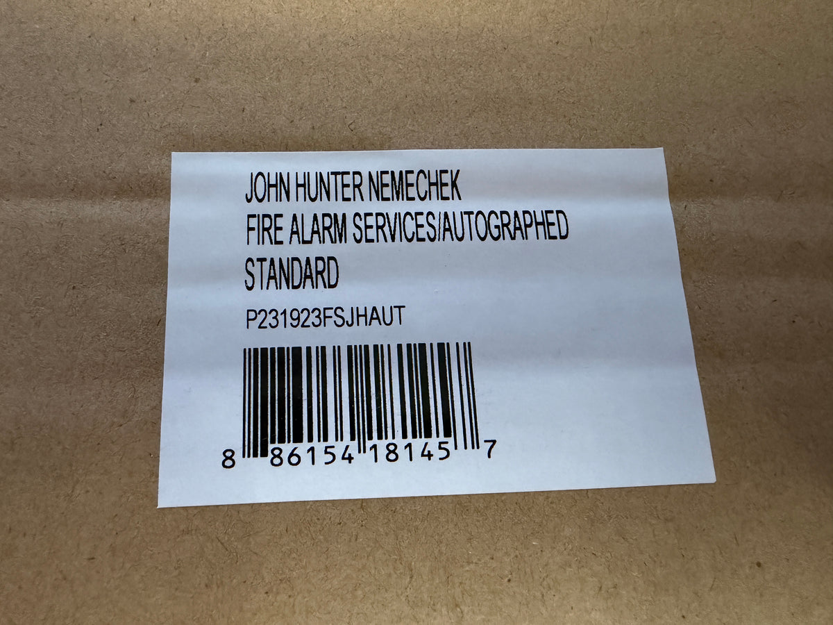 John Hunter Nemechek Autographed 2019 Fire Alarm Services 1:24 NASCAR Diecast