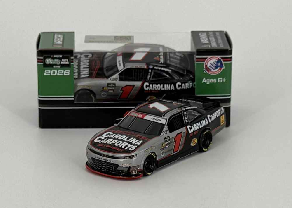 Connor Zilisch 2026 Carolina Carports 1:64 Xfinity Diecast