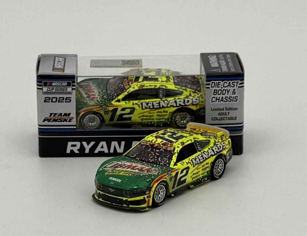 Ryan Blaney 2025 Menards/Libman 9/21/25 New Hampshire Race Win 1:64 Nascar Diecast