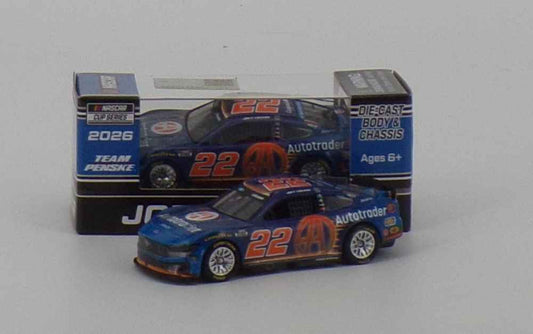Joey Logano 2026 Autotrader 1:64 Nascar Diecast