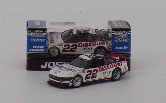 Joey Logano 2026 Discount Tire 1:64 Nascar Diecast