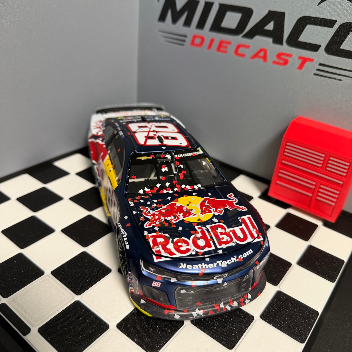 Shane Van Gisbergen 2025 Red Bull / Sonoma Win 1:24 Liquid Color Nascar Diecast