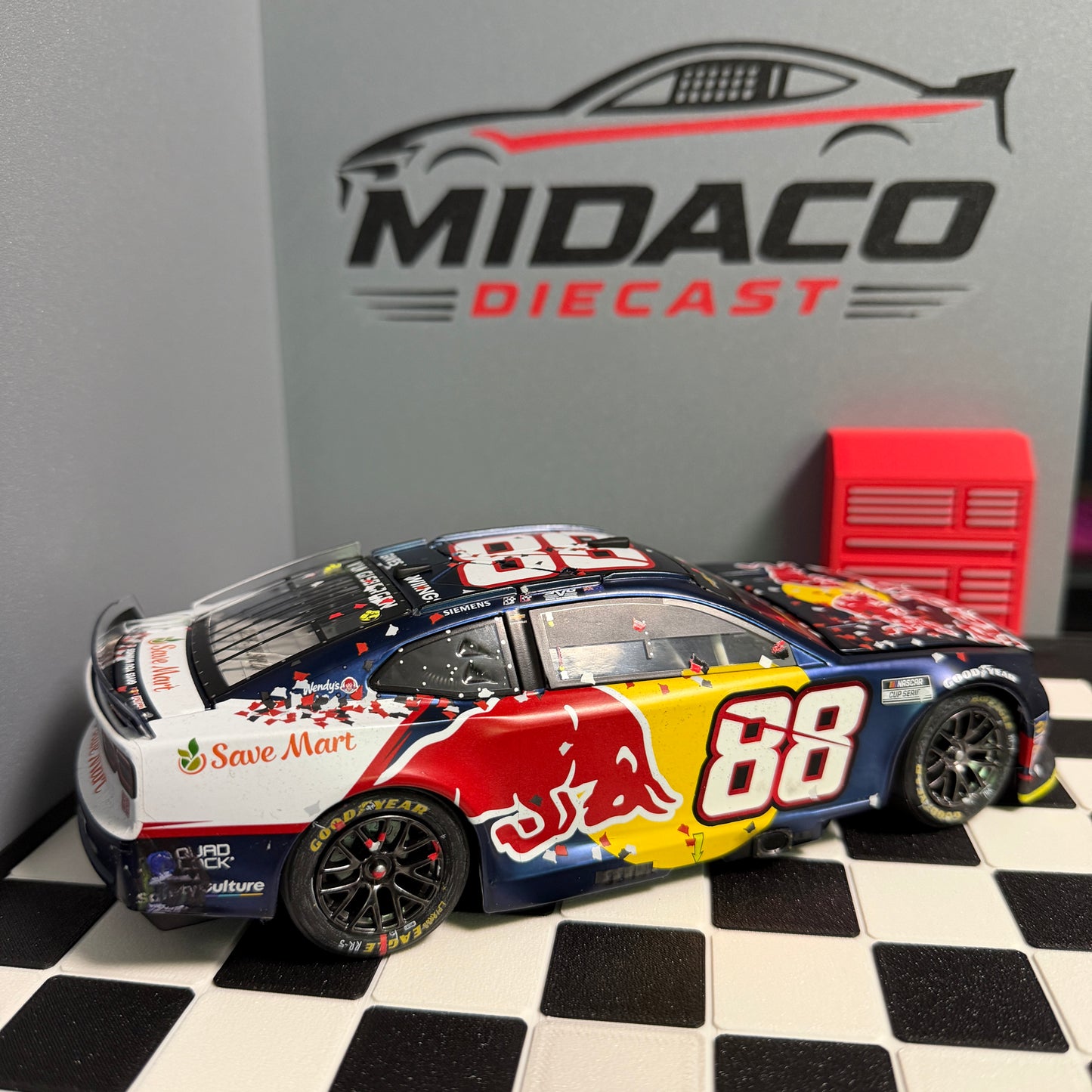 Shane Van Gisbergen 2025 Red Bull / Sonoma Win 1:24 Liquid Color Nascar Diecast