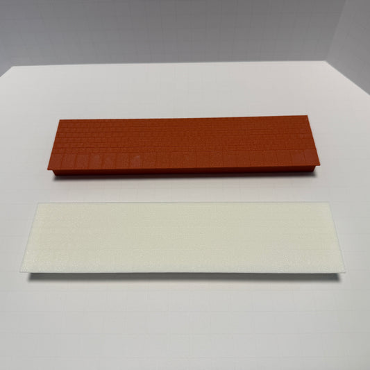 HO Scale Station Platform for Passengers - Multiple Colors
