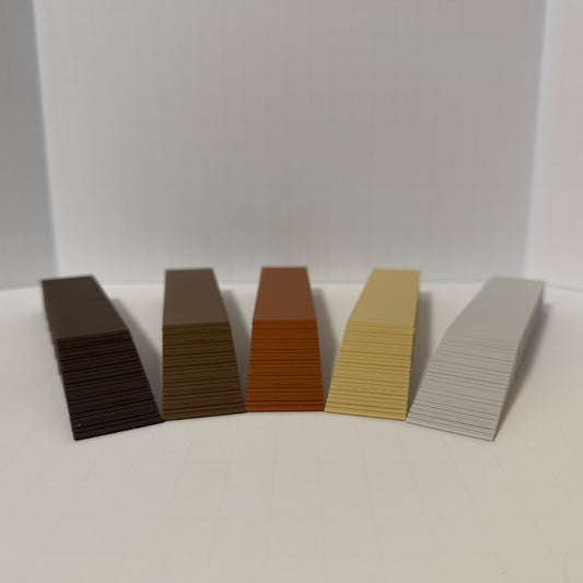HO Scale Wood Style Freight Ramp - Multiple Colors
