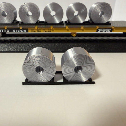 HO Scale Steel Coil Kit - Includes 2 Coils and 1 Frame