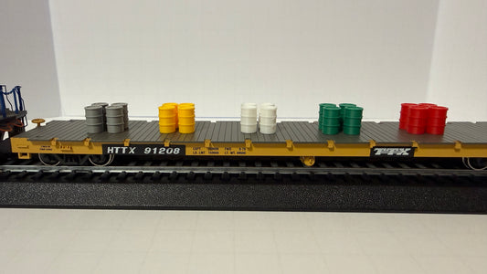 HO Scale 55 Gallon Drum Oil Barrel - Set of 20 - Multiple Colors