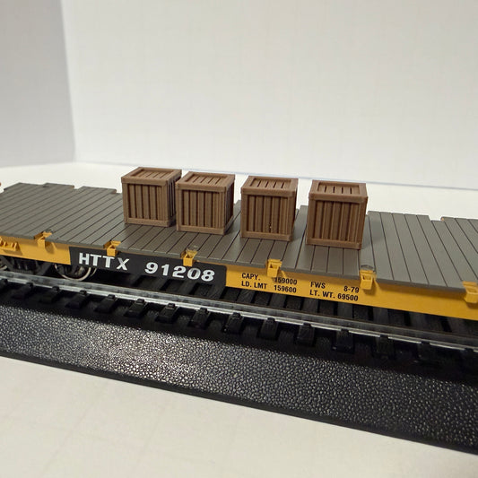 HO Scale Wooden Crates - Set of 10