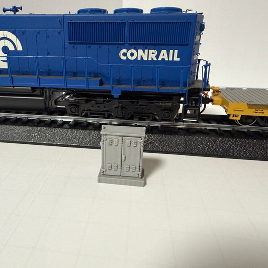 HO Scale Double Door Signal Cases - Set of 3