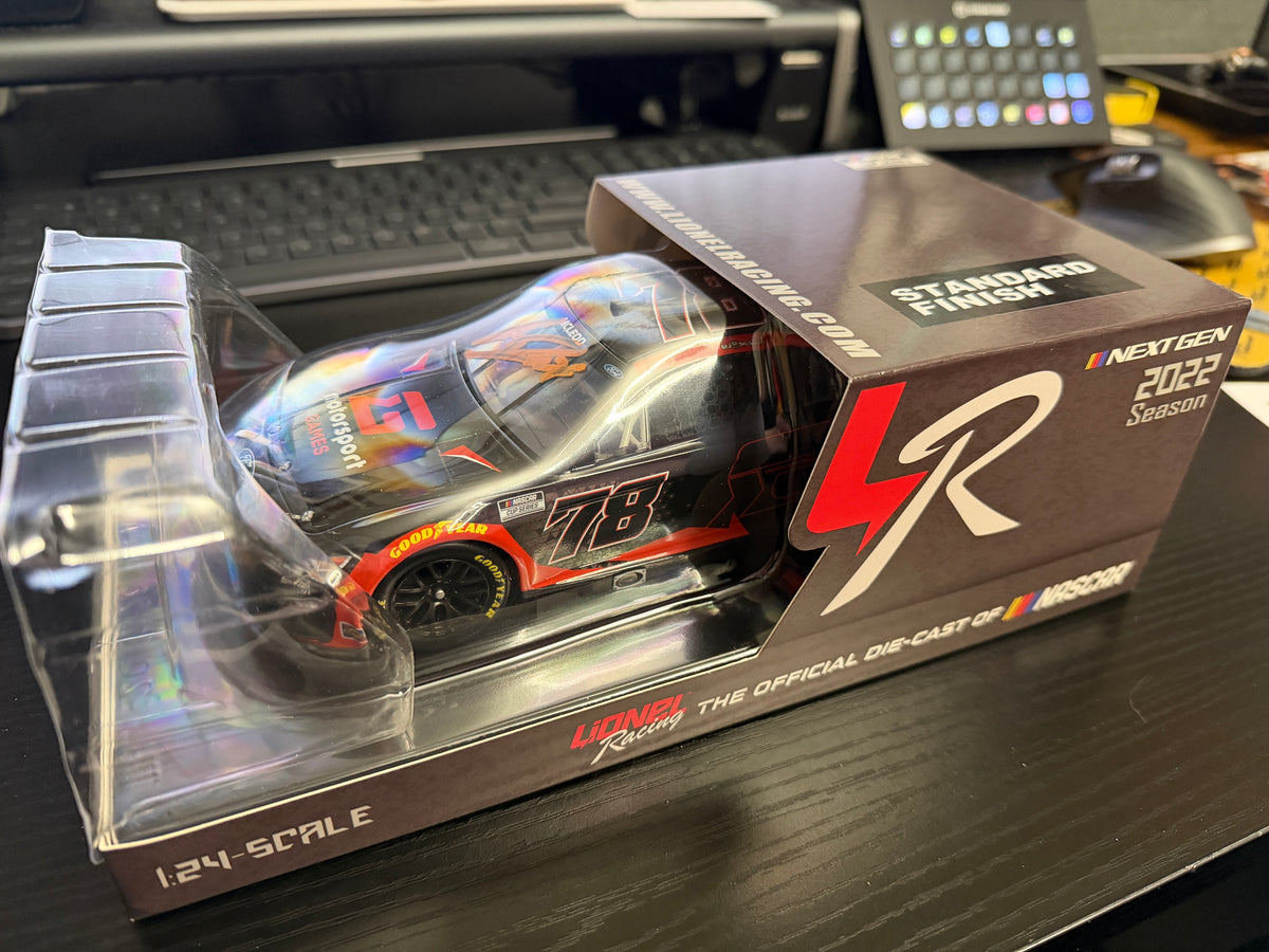 BJ McLeod Dual Autographed 2022 Next Gen Test Car 1:24 Nascar Diecast