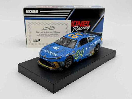 Jimmie Johnson Autographed 2026 Carvana 1:24 Nascar Diecast