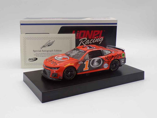 Ross Chastain Autographed 2024 Kubota 1:24 Nascar Diecast - FOIL NUMBER DIECAST