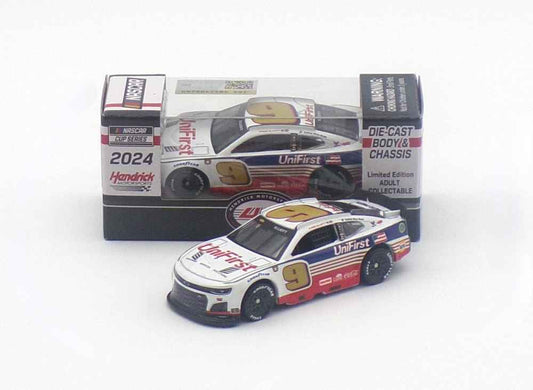 Chase Elliott 2024 Unifirst Darlington Throwback 1:64 Nascar Diecast Chassis