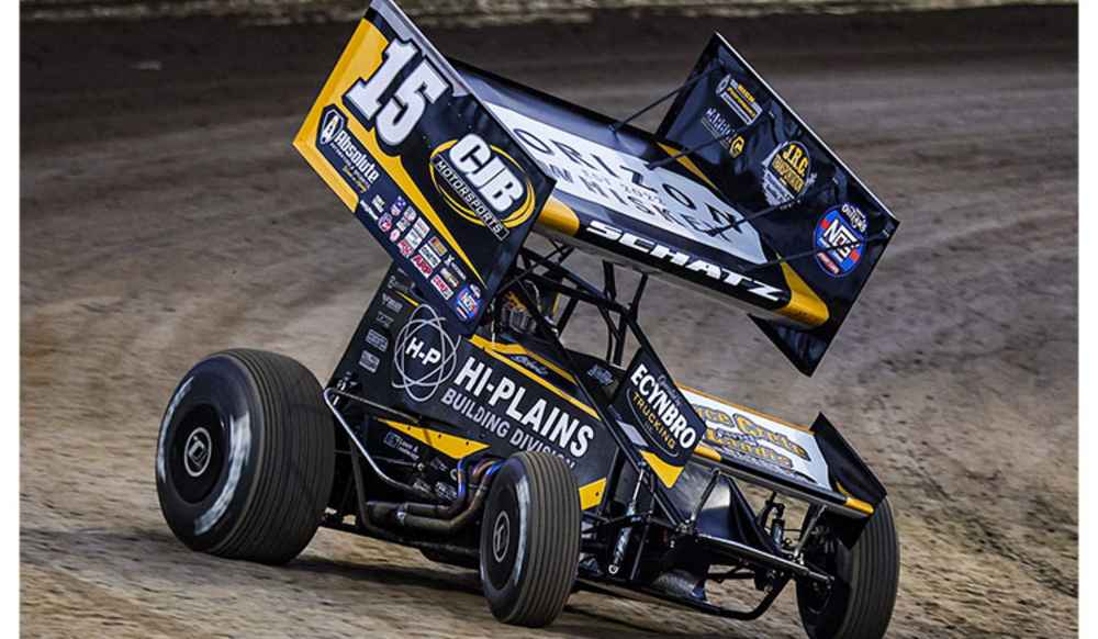 Donny Schatz 2026 CJB Motorsports #15 1:50 Sprint Car Diecast